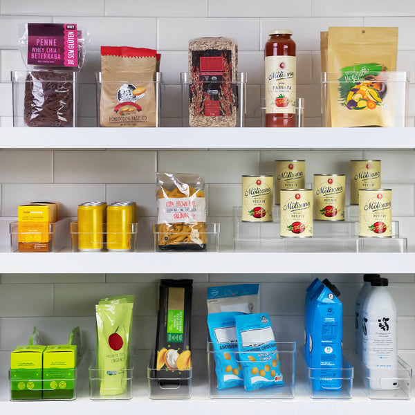 Kit de organizador de armários Ou 4 peças 30x15x13 Linha Clear