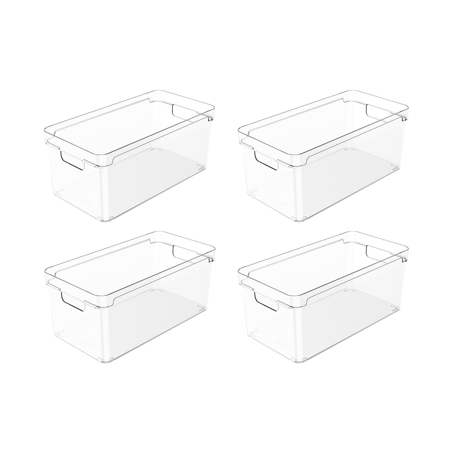 Kit de organizador de armários Ou 4 peças 30x15x13 Linha Clear