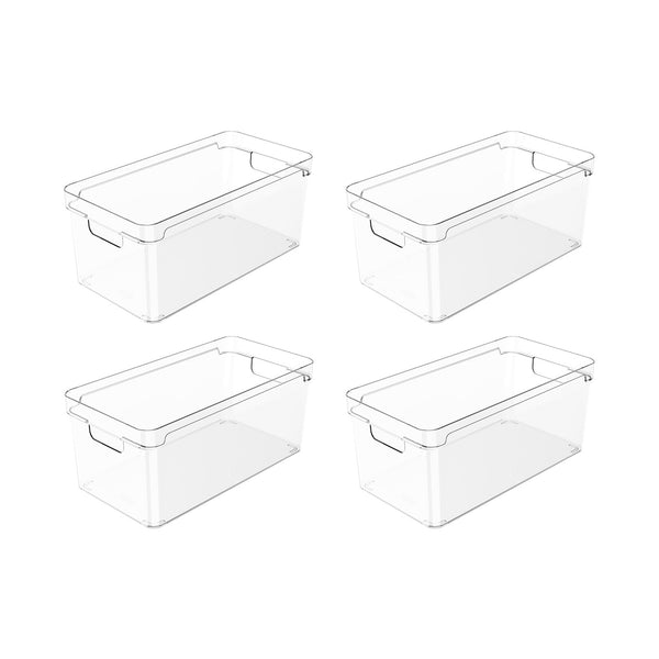 Kit de organizador de armários Ou 4 peças 30x15x13 Linha Clear
