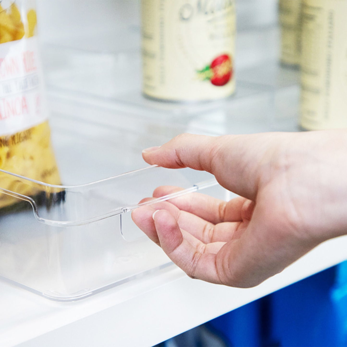 Kit de organizador de armários Ou 4 peças 30x15x7 Linha Clear
