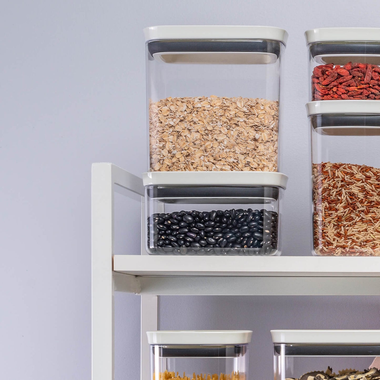Kit de potes herméticos Ou 4 peças 1,5L Linha Block