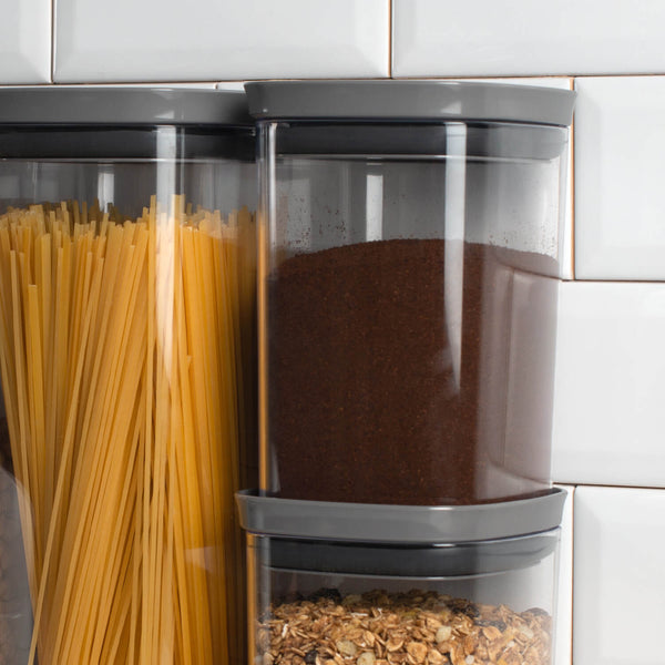 Kit de potes herméticos Ou 6 peças 1L Linha Block