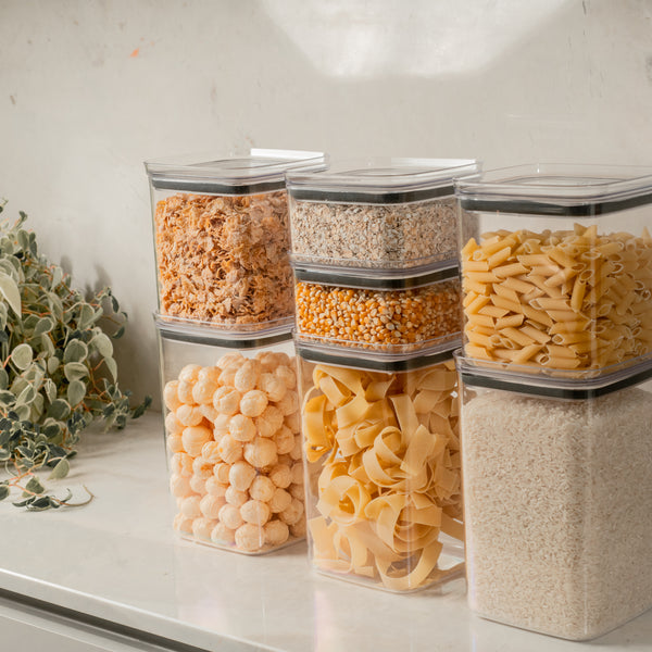 Kit de potes herméticos Ou 5 peças 3,5L Linha Block