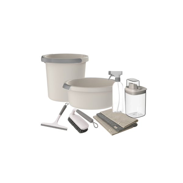 Kit Balde, Bacia, Dispenser e acessórios 6 peças Ou Linha Flow