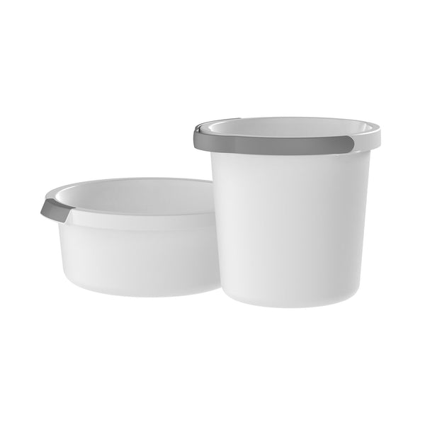 Kit de balde e bacia Ou 2 peças Linha Flow