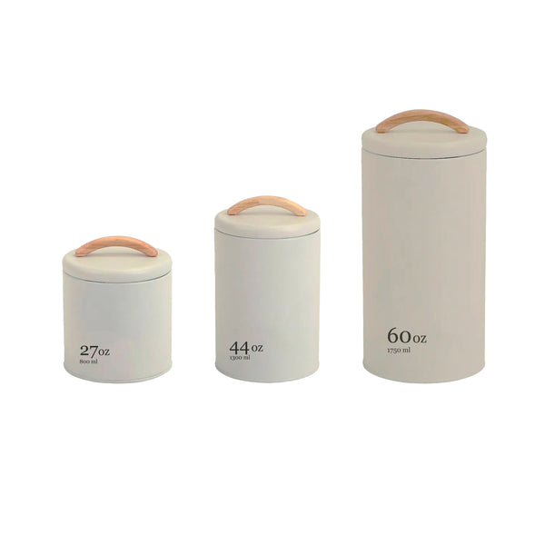Kit de potes mantimentos Ou 3 peças Linha Sense