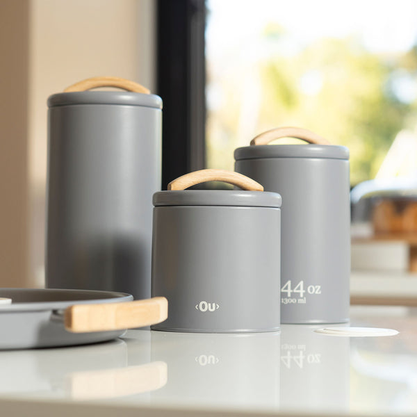 Kit de potes mantimentos Ou 3 peças Linha Sense