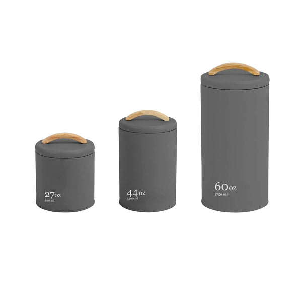 Kit de potes mantimentos Ou 3 peças Linha Sense