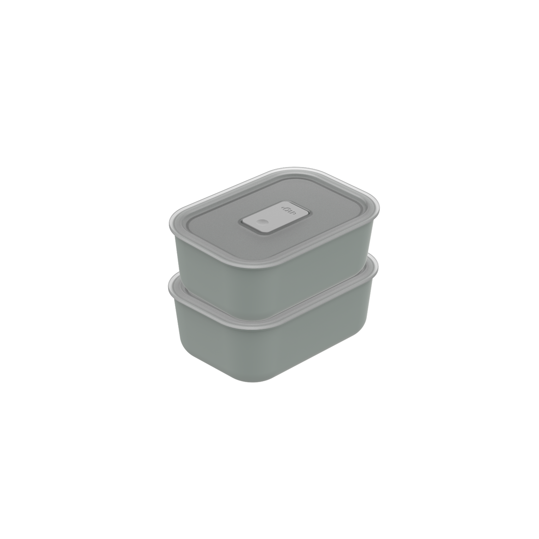 Kit Pote Hermético Para Marmita 620ml 2 peças Ou Linha Move Lock