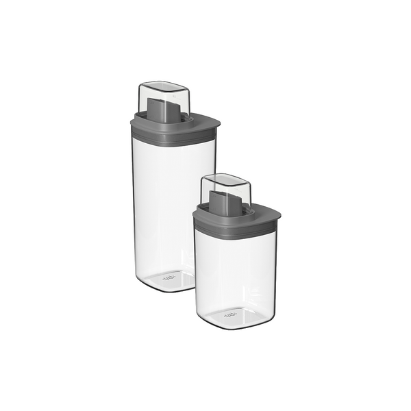 Kit Dispenser Ou Quadrado 2 Peças Linha Flow