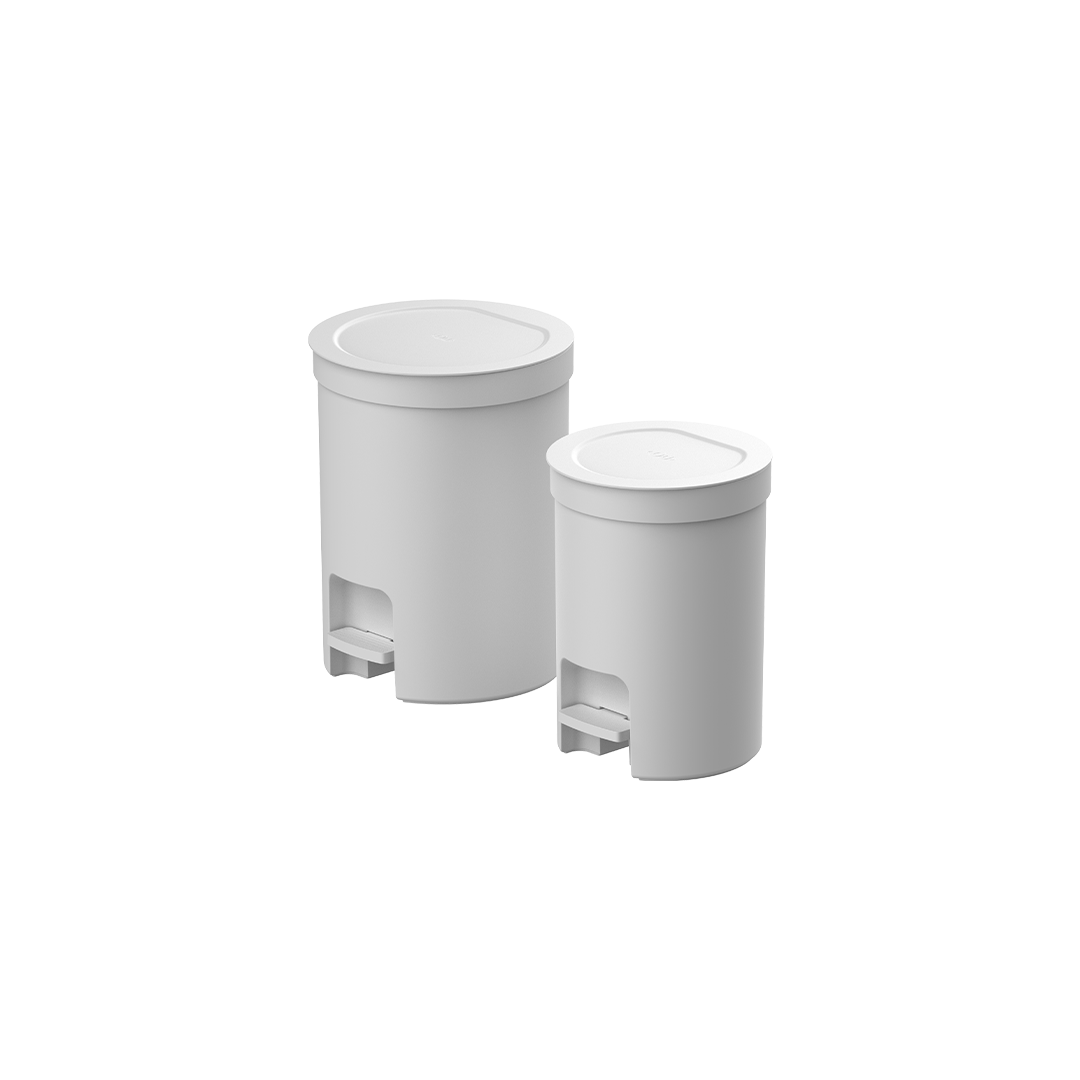 Kit Lixeiras 6L e 12L Redondas com Pedal Ou Linha Flow