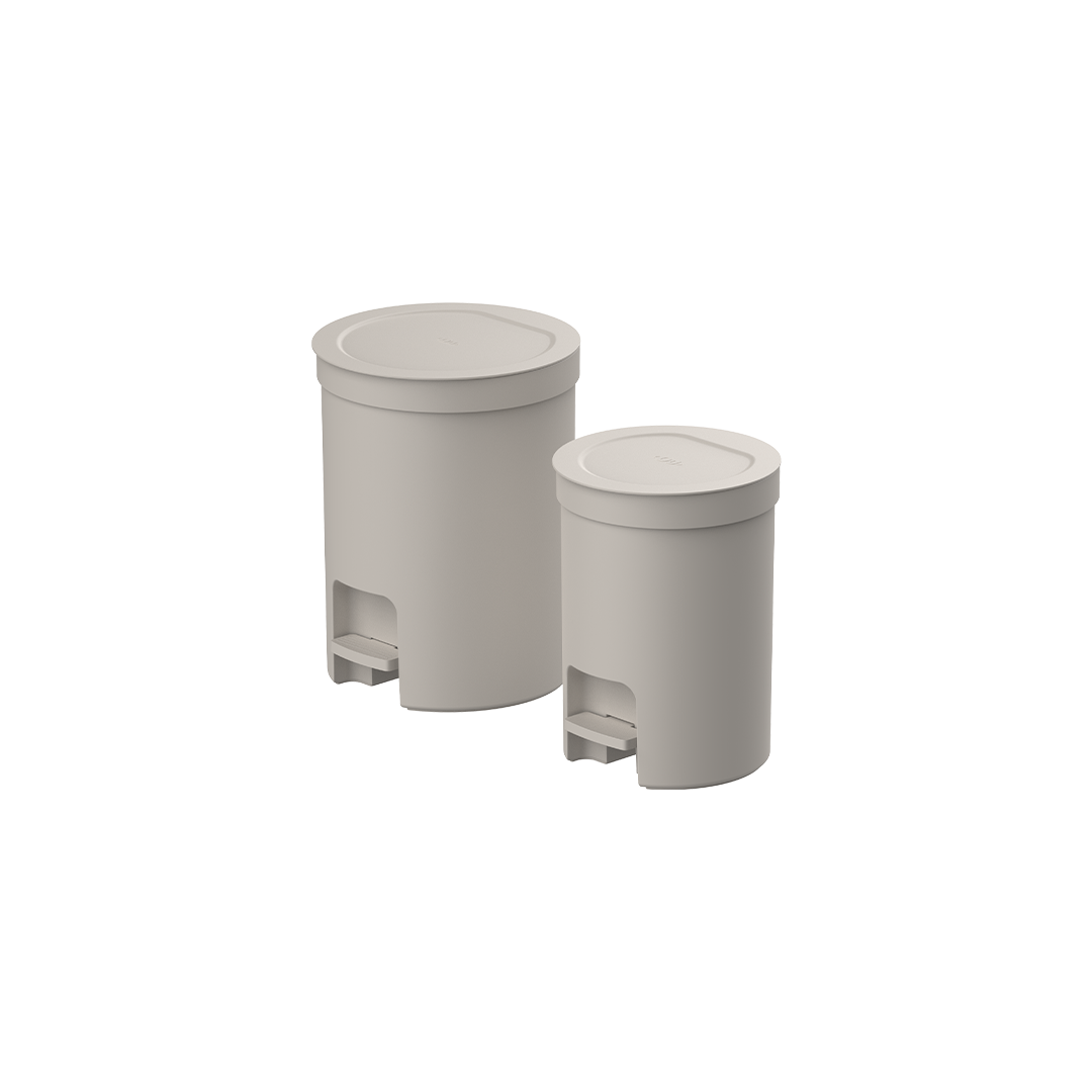 Kit Lixeiras 6L e 12L Redondas com Pedal Ou Linha Flow
