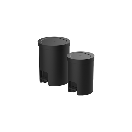 Kit Lixeiras 6L e 12L Redondas com Pedal Ou Linha Flow