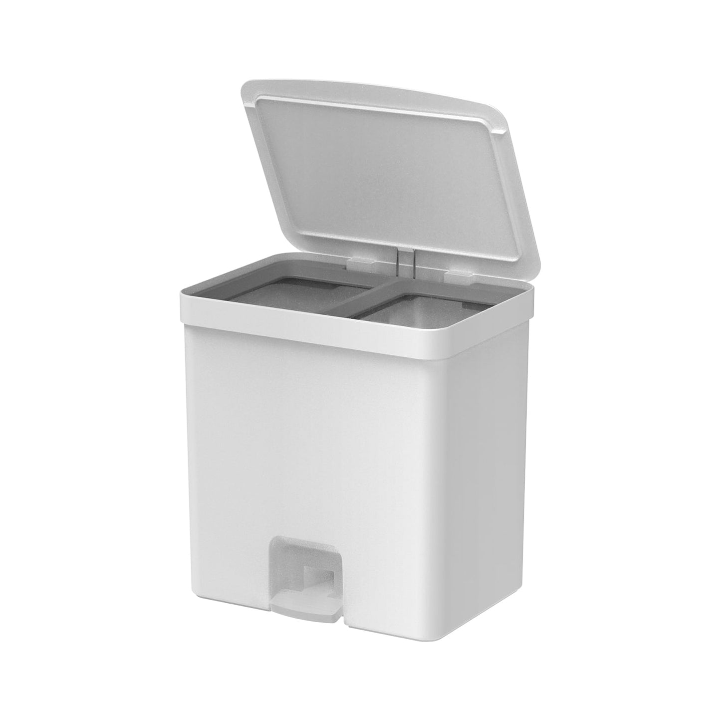 Kit de lixeiras com pedal Ou 2 peças 20L Linha Trium