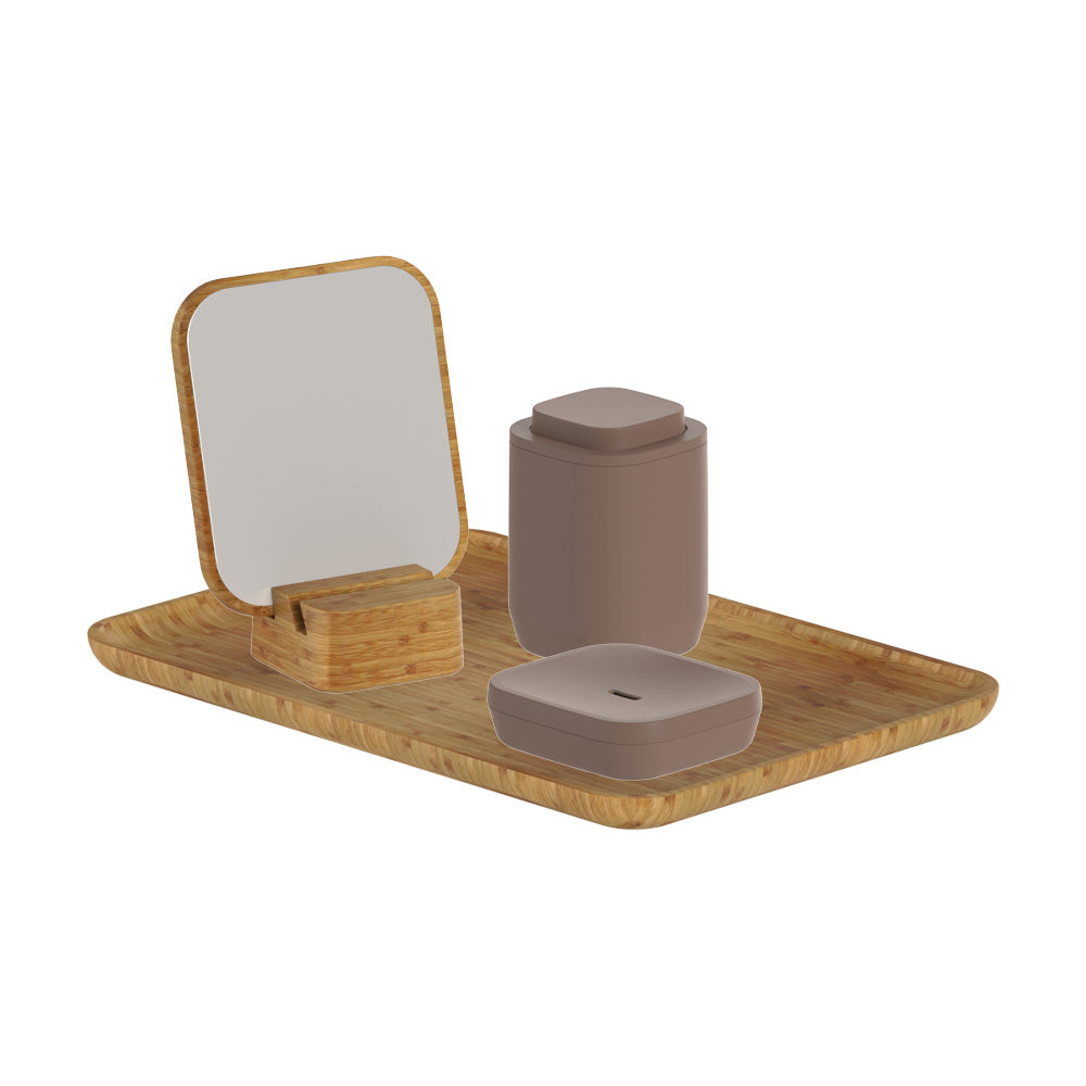 Kit de acessórios de bancada Ou 4 peças Linha Aura