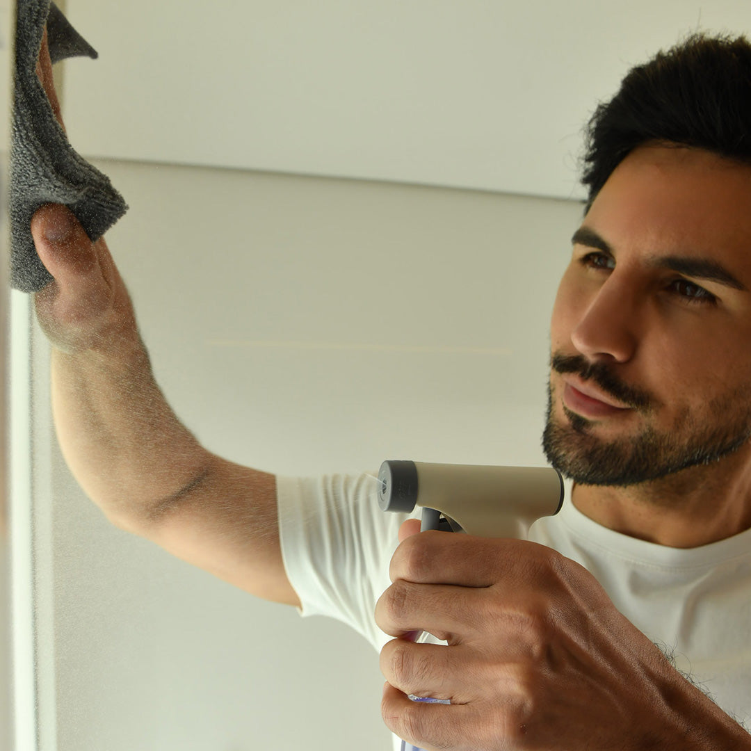 Kit Limpeza com Organizador, Borrifador e Panos Ou 7 Peças Linha Flow