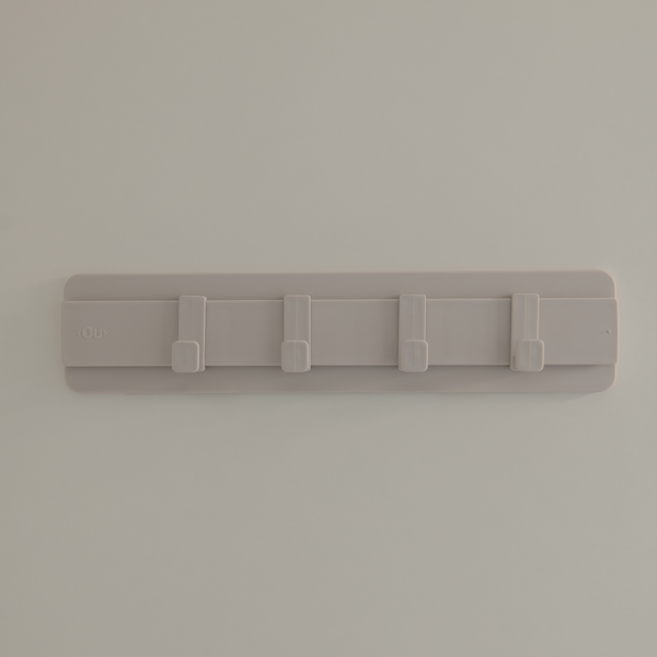 Organizador de Parede Multiuso Ou com 4 Ganchos Linha Flow