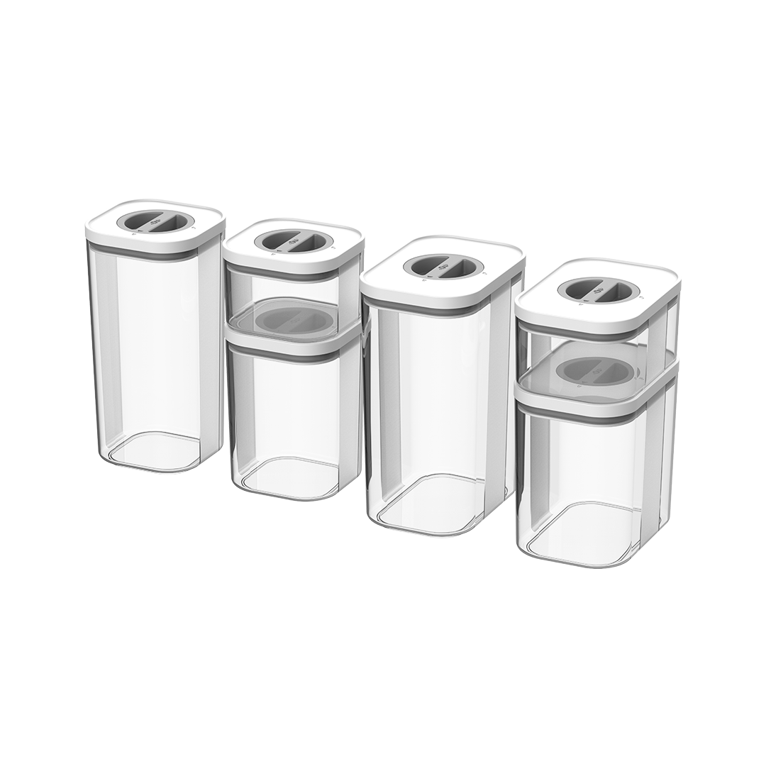 Kit Completo de Potes Herméticos Ou 6 Peças Linha Bolt