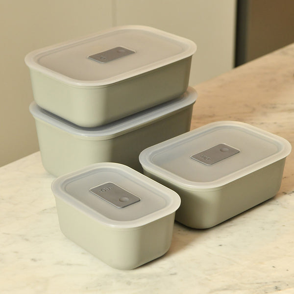 Kit Potes Herméticos Para Marmita Ou 4 Peças Linha Move Lock
