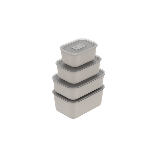 Kit Potes Herméticos Para Marmita Ou 4 Peças Linha Move Lock