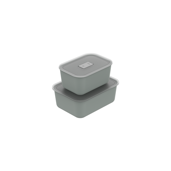 Kit Potes Herméticos Para Marmita 2 Peças Linha Move Lock