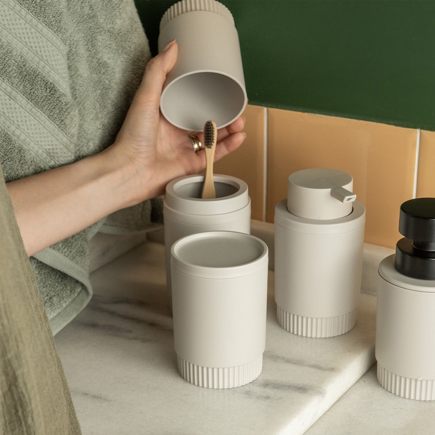 Kit banheiro completo Ou 6 peças Linha Dórica
