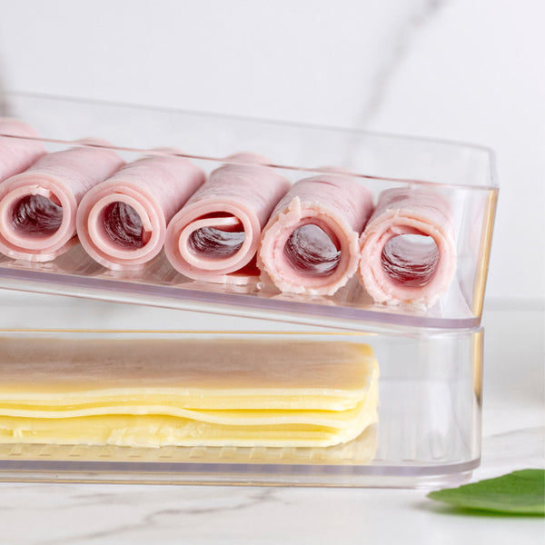 Kit de organizadores de geladeira Ou 3 peças 2,2L Linha Clear Fresh