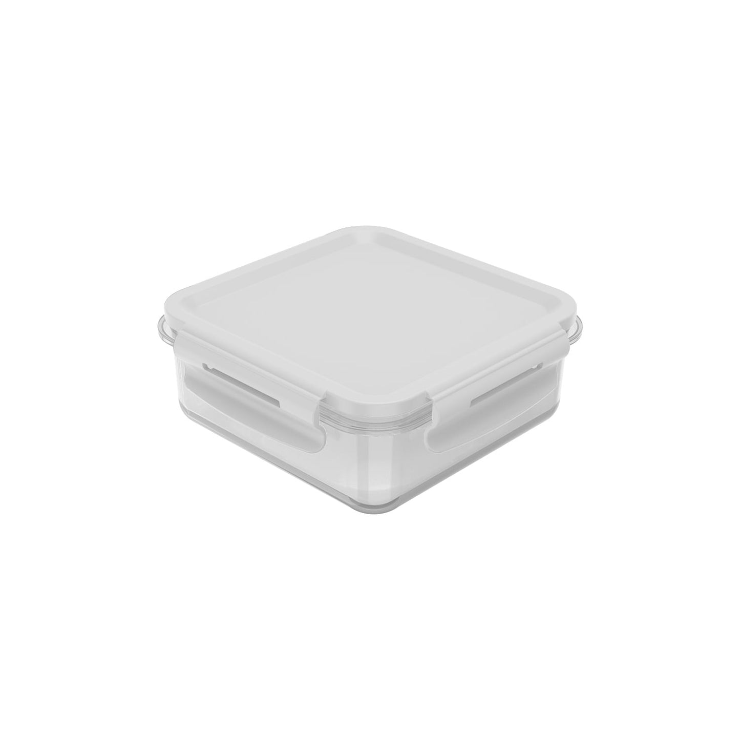 Kit de potes organizadores de geladeira quadrado Ou 4 peças 500ml Linha Click