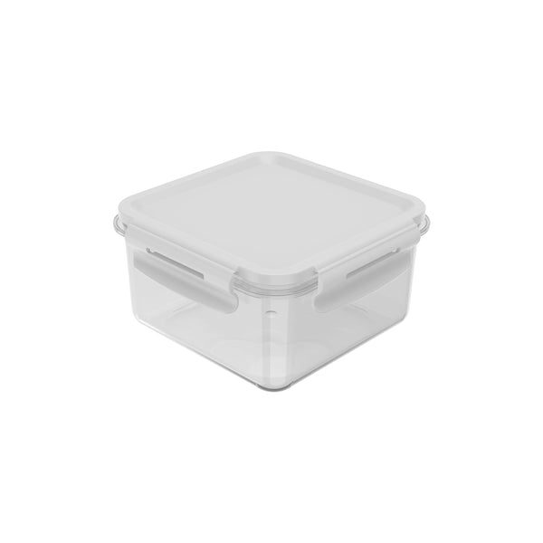 Kit de potes organizadores de geladeira quadrado Ou 4 peças 800ml Linha Click