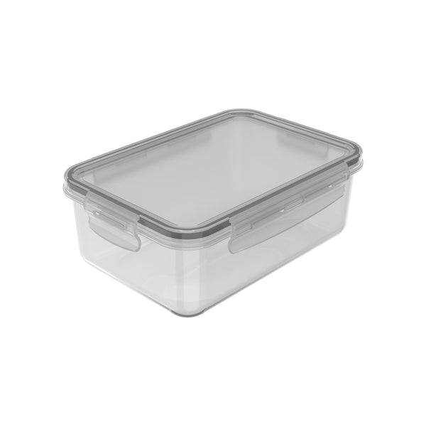 Kit de potes organizadores de geladeira retangular Ou 6 peças 1280ml Linha Click