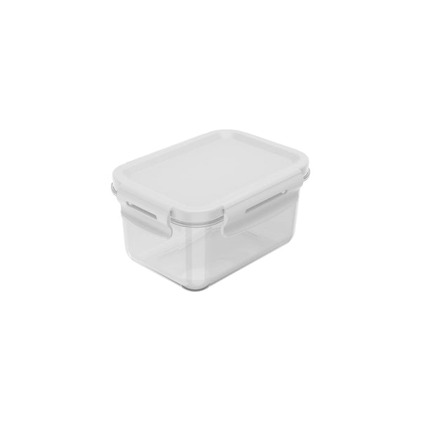Kit de potes organizadores de geladeira retangular Ou 6 peças 560ml Linha Click