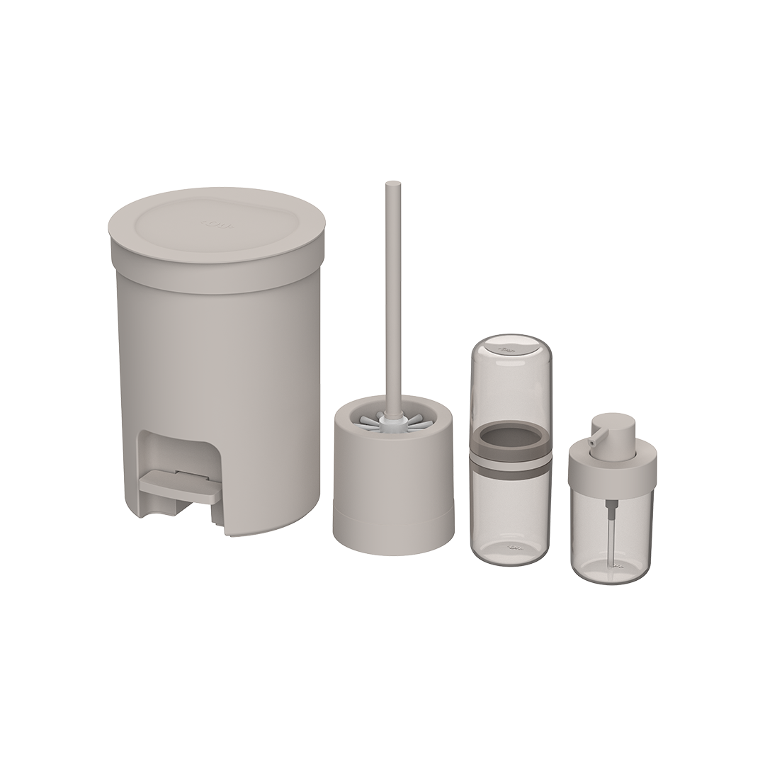 Kit Organizadores de Banheiro Ou 4 peças Peças Linha Vita