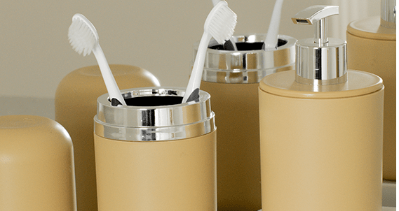 Kit Porta Escova e Sabonete Líquido Ou Linha Verso - Ou