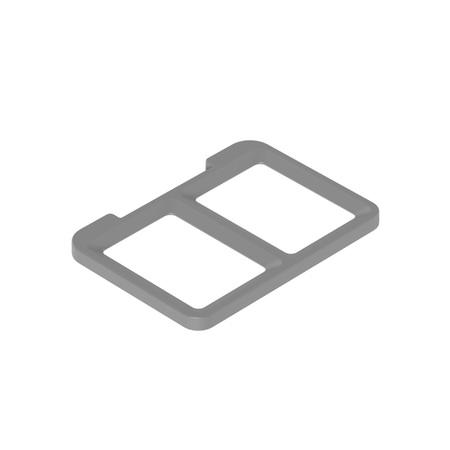 Acabamento interno lixeira dupla Ou 20L e 30L