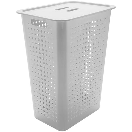 Cesto de roupas Ou 47L com tampa