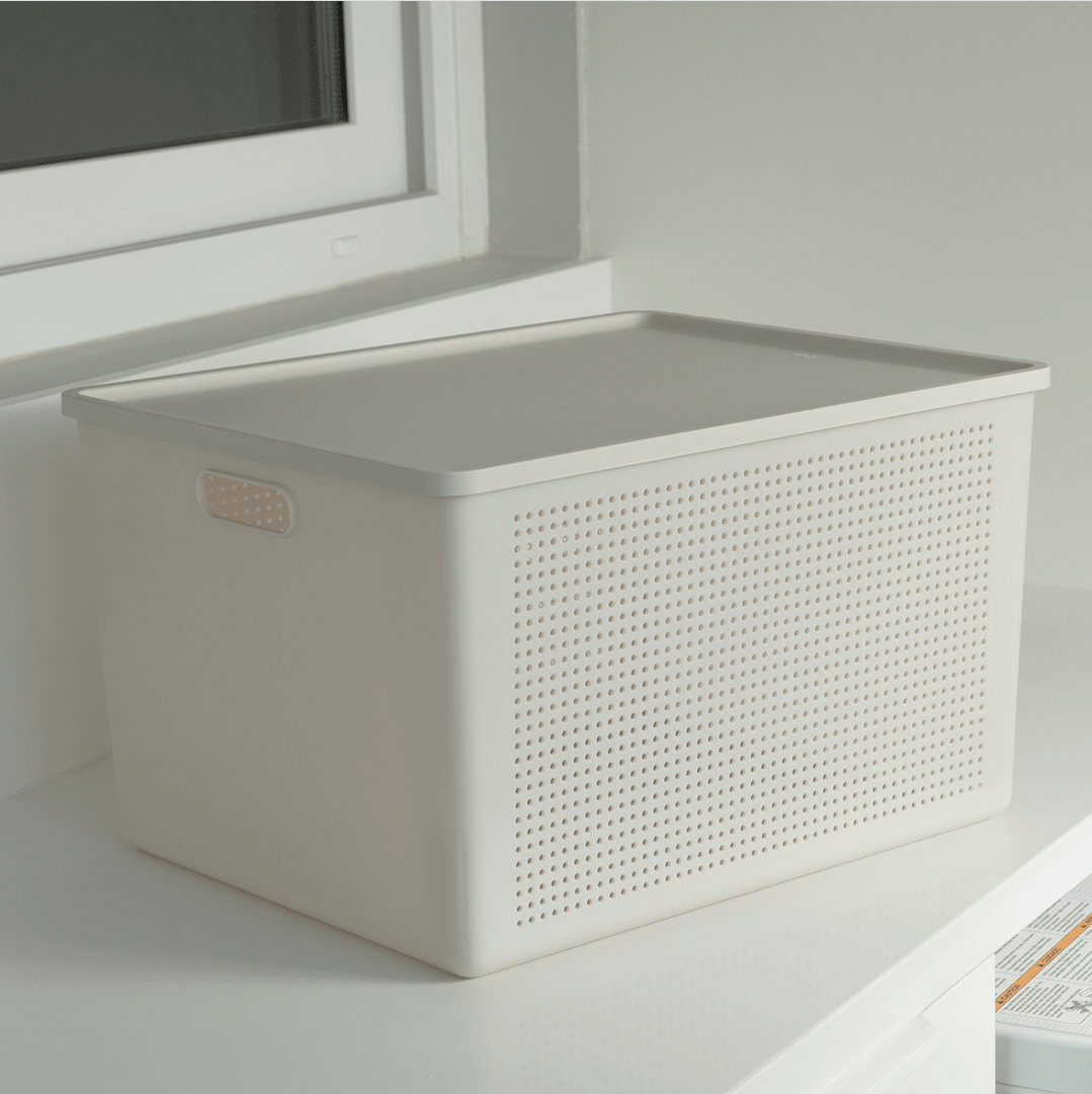 Cesto com Tampa Ou 32L Linha Flow - Ou