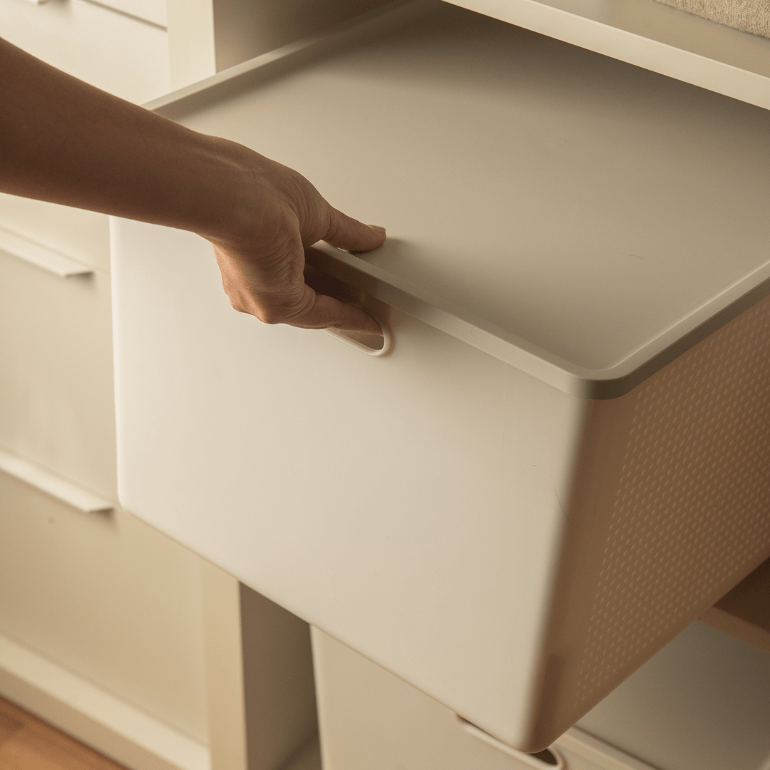 Cesto com Tampa Ou 32L Linha Flow - Ou