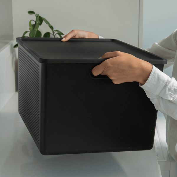 Cesto com Tampa Ou 32L Linha Flow - Ou