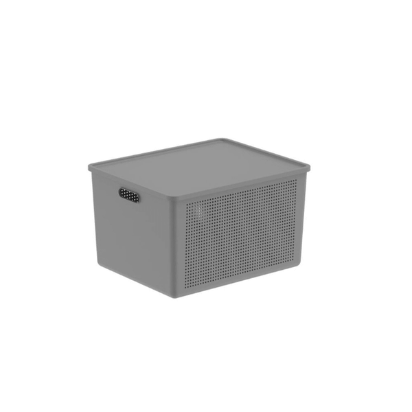 Cesto com Tampa Ou 32L Linha Flow - Ou