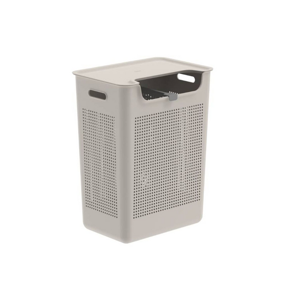 Cesto de Roupas com Duplo Compartimento Ou 50L Linha Flow