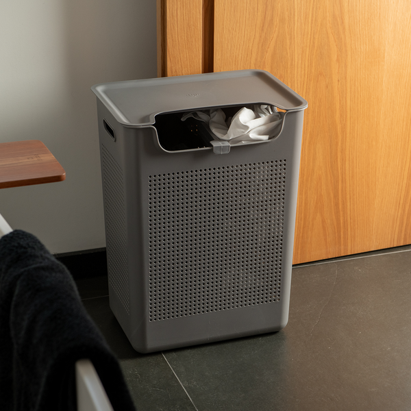 Cesto de Roupas com Duplo Compartimento Ou 50L Linha Flow