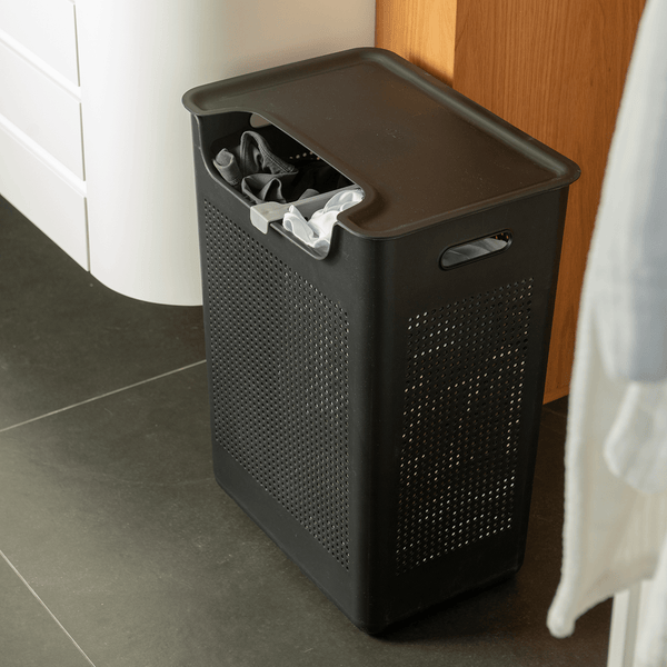 Cesto de Roupas com Duplo Compartimento Ou 50L Linha Flow - Ou