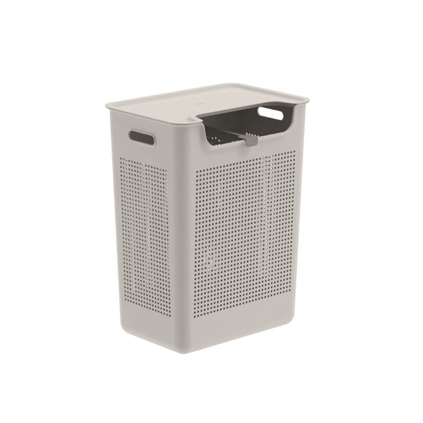 Cesto de Roupas com Duplo Compartimento Ou 50L Linha Flow - Ou