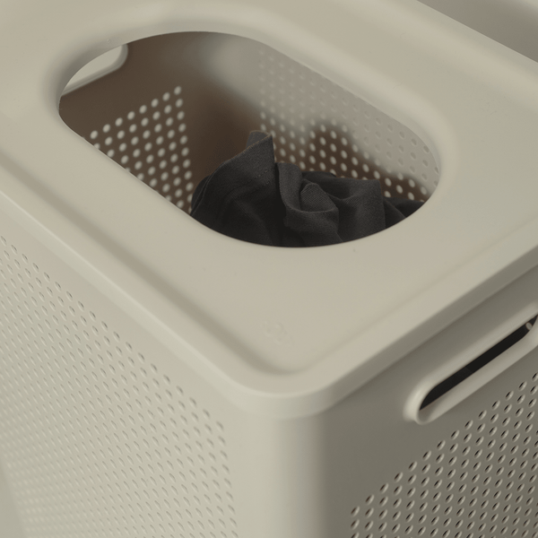 Cesto de Roupas com Tampa Ou 38L Linha Flow - Ou