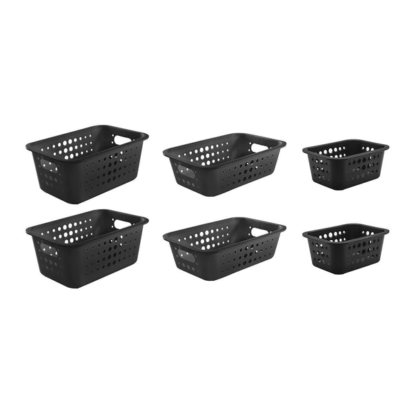 Kit de cestas organizadoras Ou 6 peças