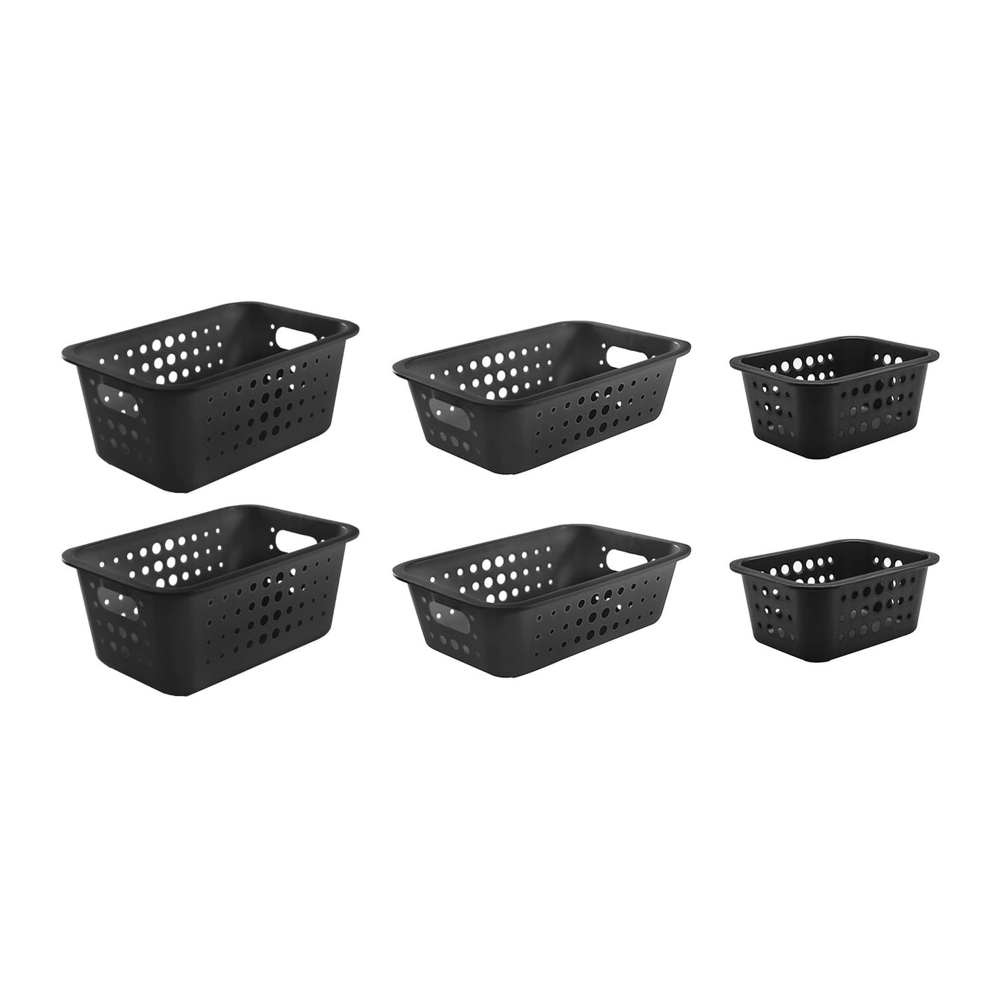 Kit de cestas organizadoras Ou 6 peças