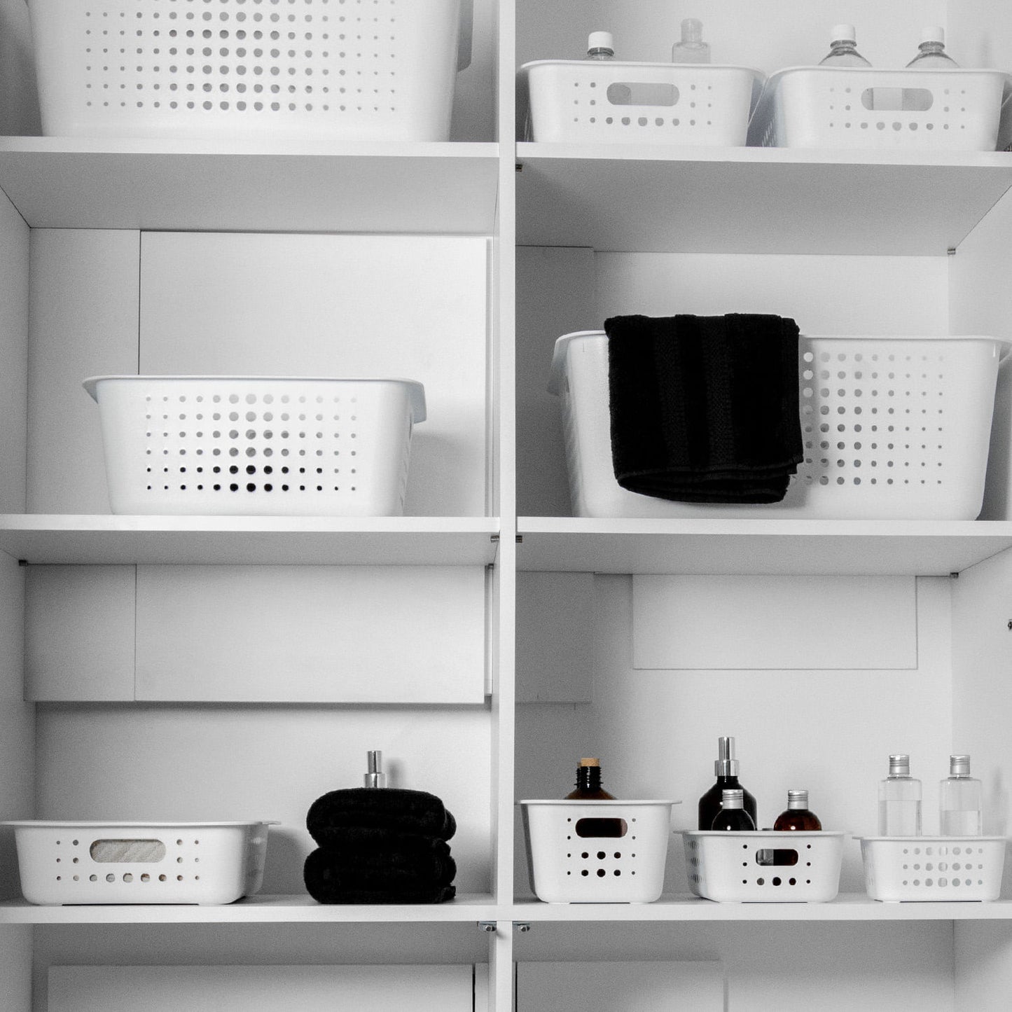 Kit de cestas organizadoras Ou 6 peças