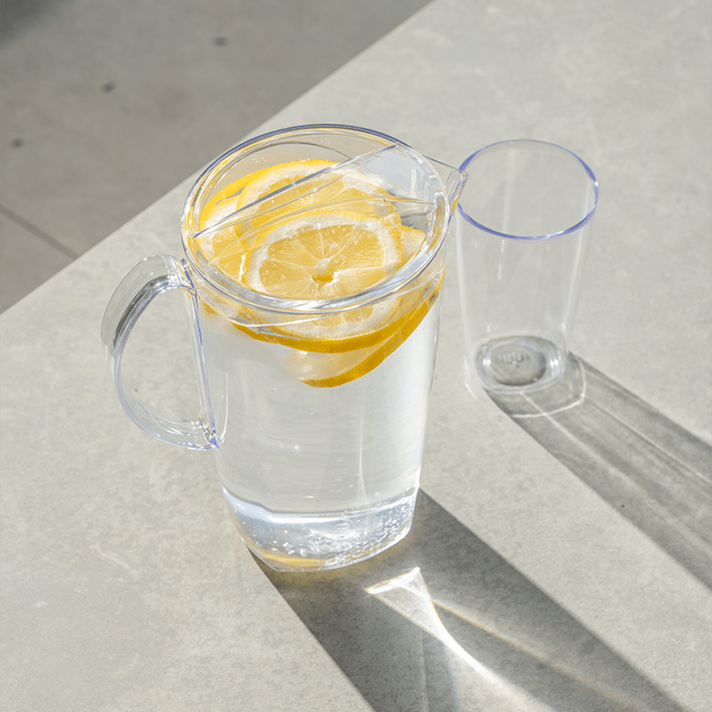 Jarra luna de plástico Vitra Ou 2L Linha Servir - Ou