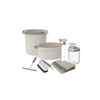 Kit Balde, Bacia, Dispenser e acessórios 6 peças Ou Linha Flow
