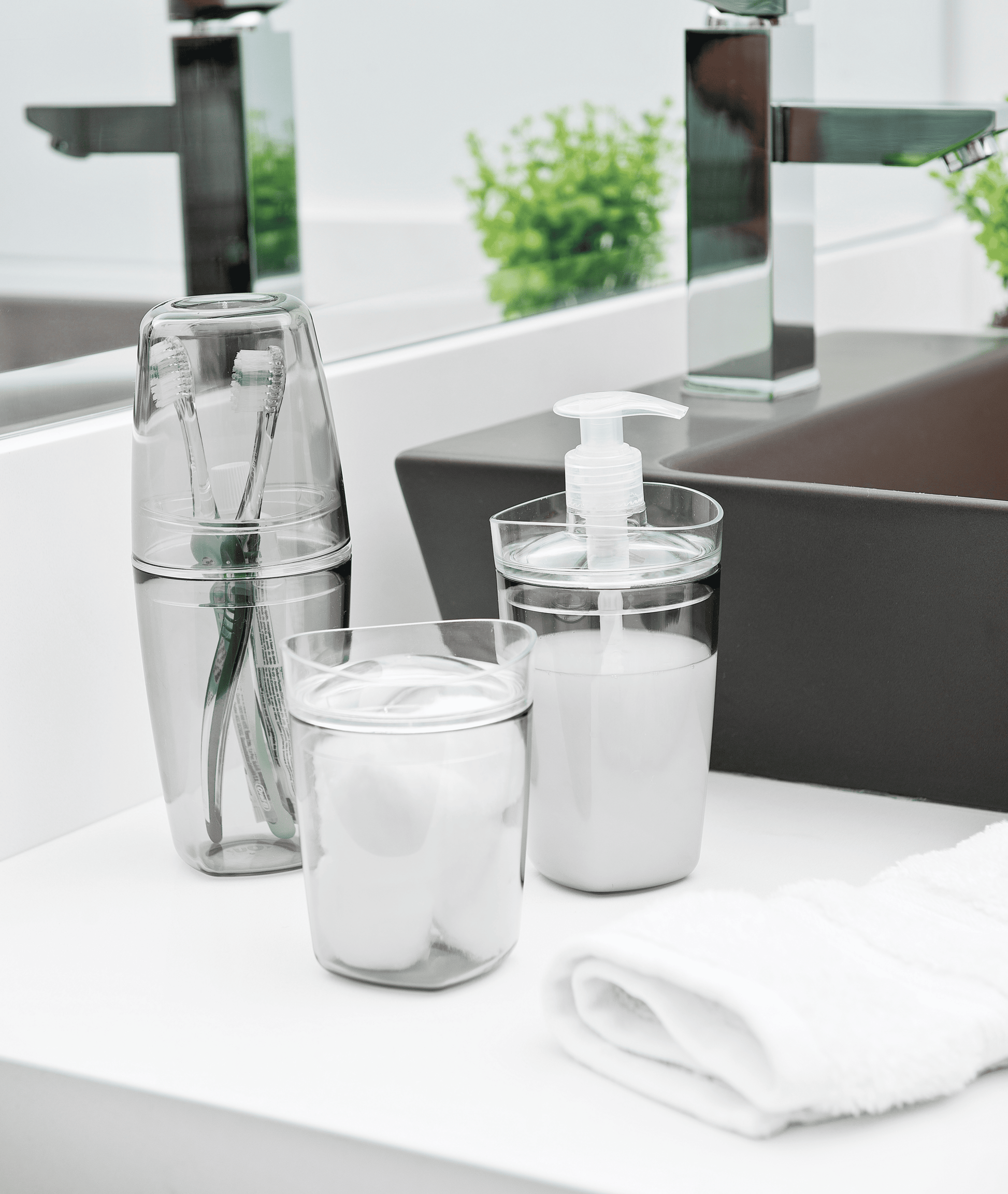 Kit banheiro completo Ou 3 peças Linha Tule - Ou